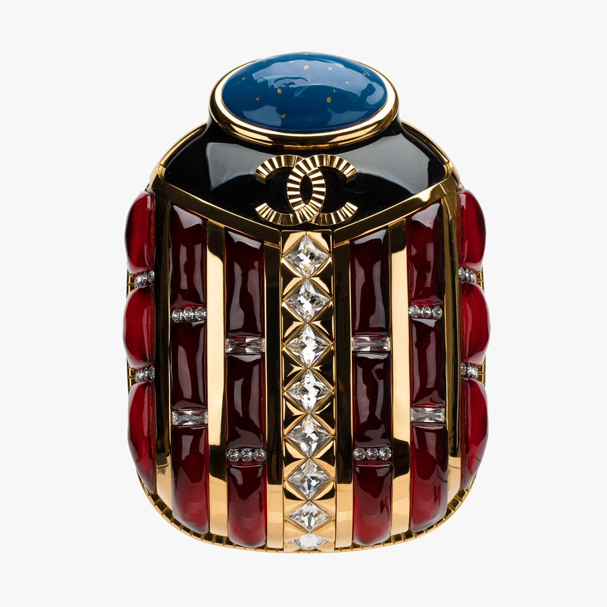 Chanel | Minaudière Limited Edition Egyptian Scarab | Gold-Tone Hardware