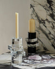 Greg Natale | Pila Crystal Candle Holder Clear – lifestyle view