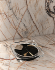Greg Natale | Alto Crystal Bowl Clear & Black Onyx — styled interior