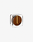 Greg Natale Caldera Vase Clear & Umber — angled view