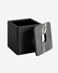 Greg Natale | Palco Tissue Box Shagreen Nero — alternate view