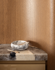 Greg Natale | Piccolo Bowl Arabescato — styled interior