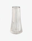 Greg Natale Tromba Glass Vase Clear — studio view
