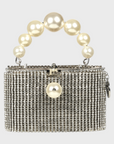 Rosantica Super Holli  | Silver Toned Brass, Crystals & Faux Pearls