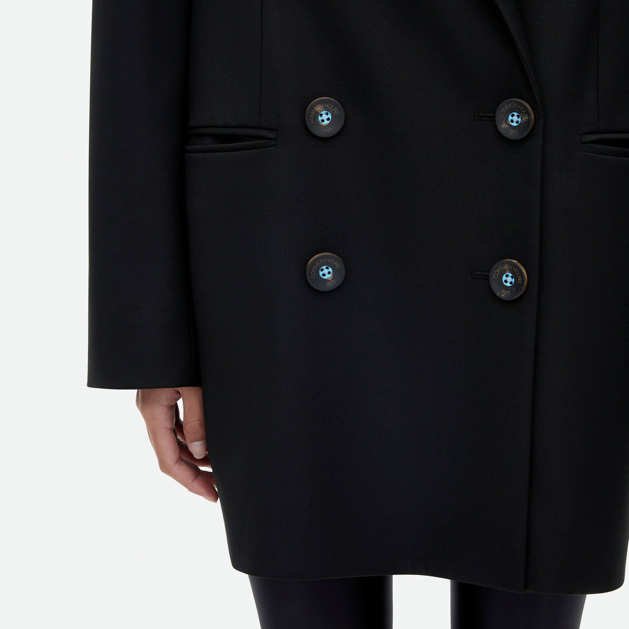 Common Hours | Pretender Jacket Dress - Jet Black