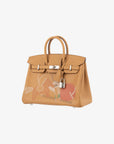Hermès | Birkin 25cm | "In and Out" Biscuit Swift Leather Palladium Hardware