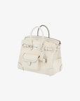 Hermès | Birkin 25cm Cargo  | Nata Swift Leather & Toile Canvas Palladium Hardware
