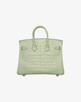 Hermès | Birkin 25cm | Vert D'eau Matte Alligator Palladium Hardware