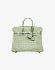 Hermès | Birkin 25cm | Vert D'eau Matte Alligator Palladium Hardware