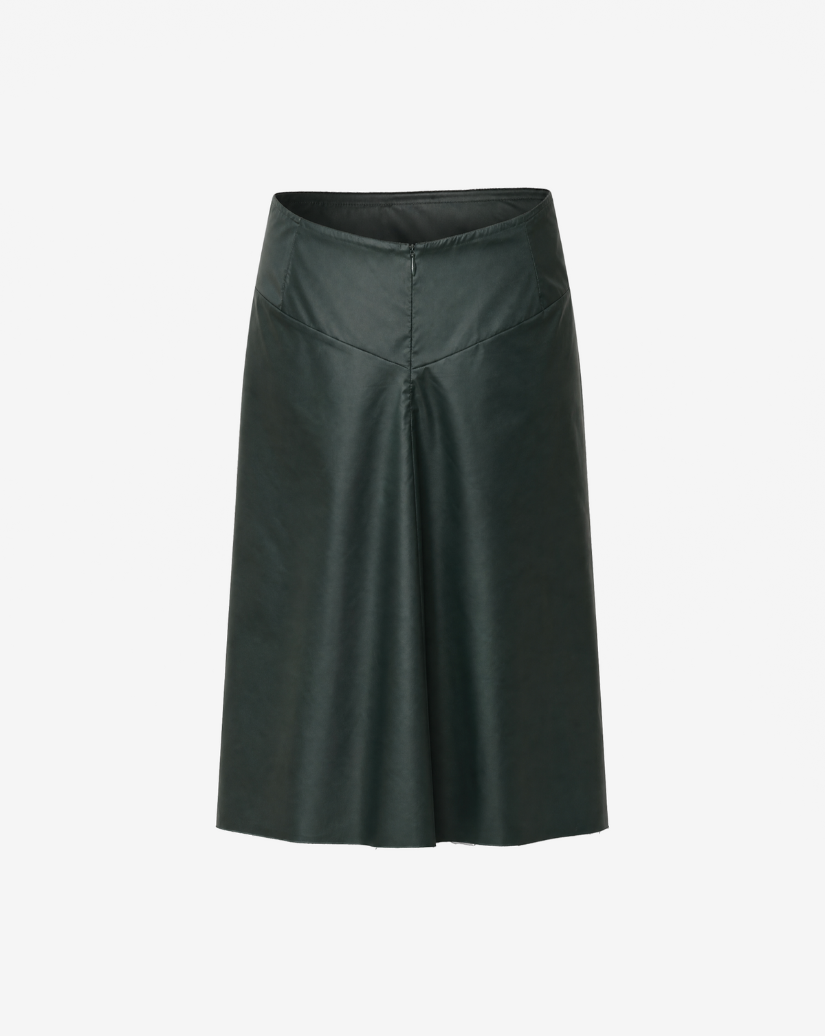 Alexander McQueen made-to-order green low-waisted skirt