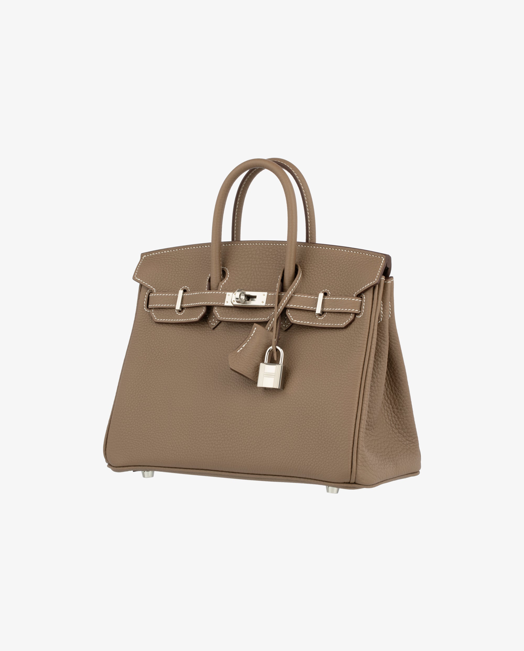 Hermès | Birkin 25cm | Etoupe Togo Leather Palladium Hardware