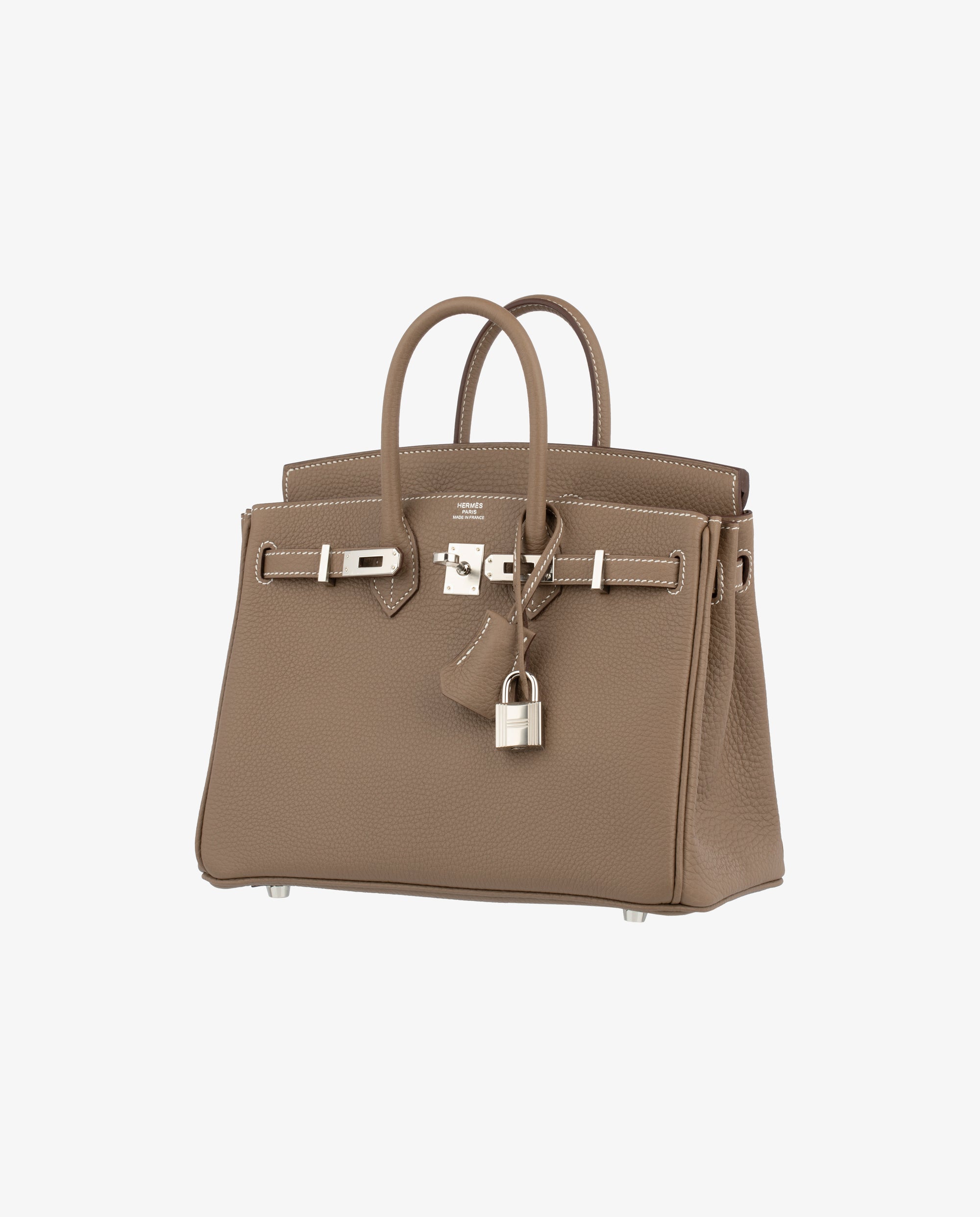 Hermès | Birkin 25cm | Etoupe Togo Leather Palladium Hardware
