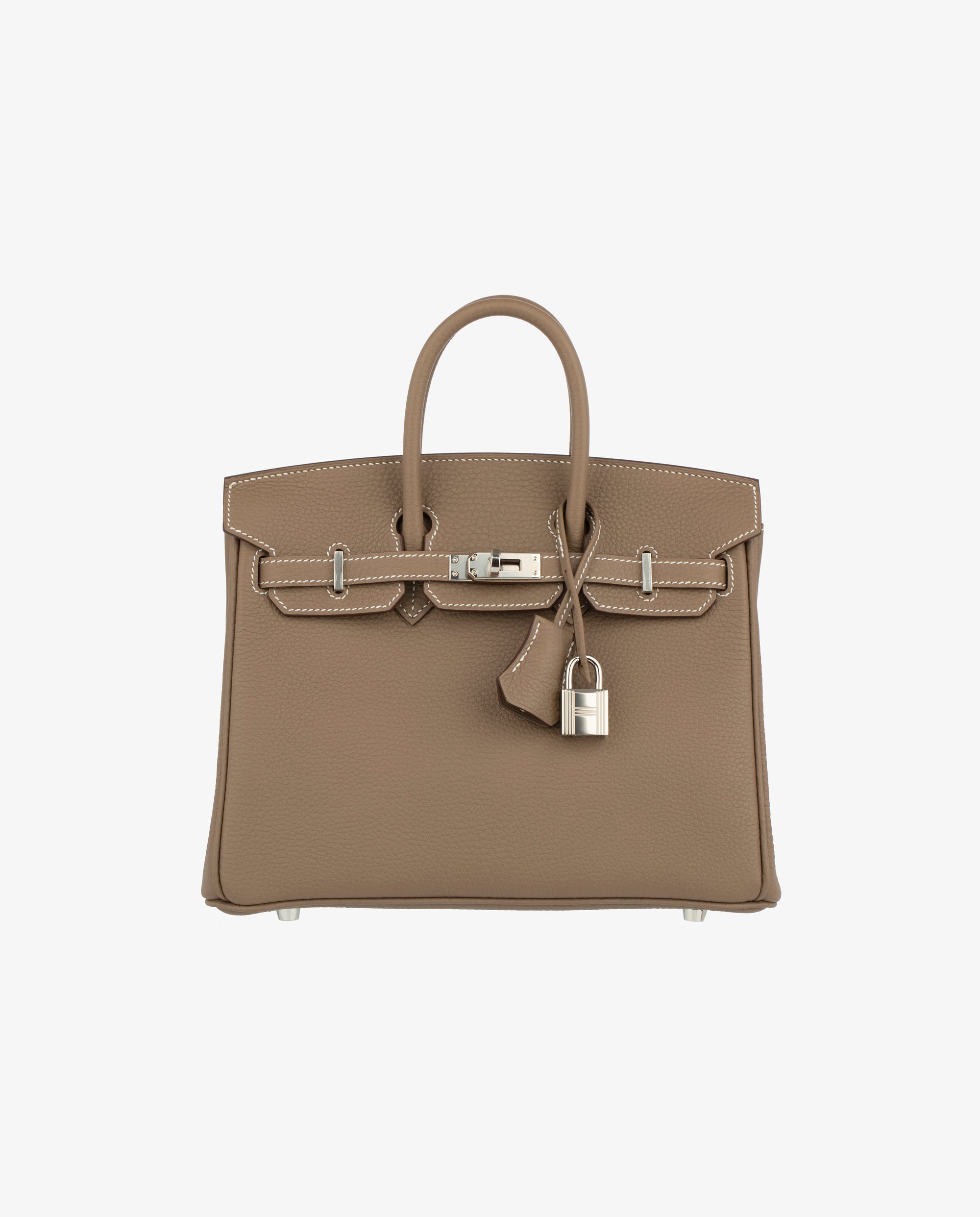 Hermès | Birkin 25cm | Etoupe Togo Leather Palladium Hardware
