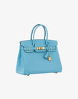 Hermès | Birkin 30cm | Celeste Epsom Leather Gold Hardware