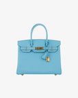 Hermès | Birkin 30cm | Celeste Epsom Leather Gold Hardware