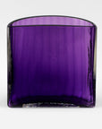 Emma Elizabeth Designs | Hand Blown Fluted Purple Glass