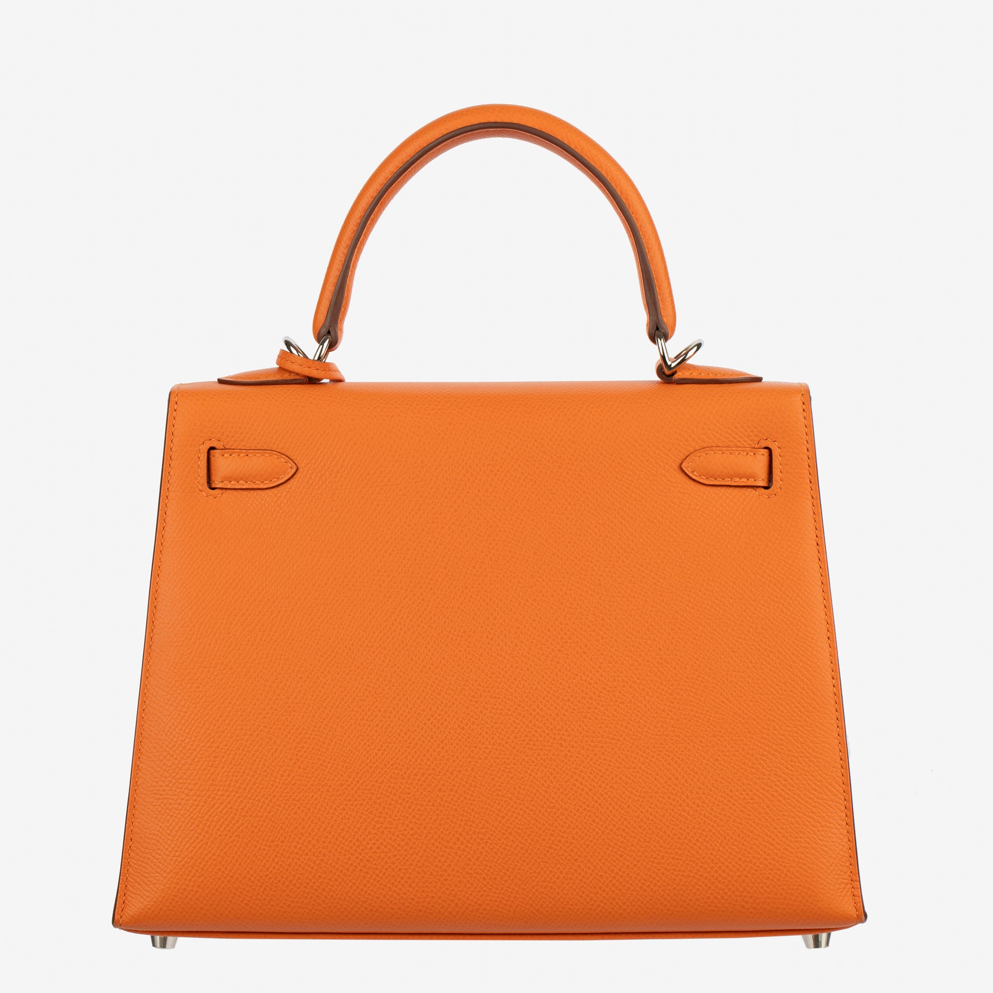 Hermès | Kelly Sellier 25cm | Orange Epsom Leather Palladium Hardware