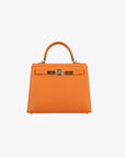Hermès | Kelly 25cm | Orange Epsom Leather Palladium Hardware