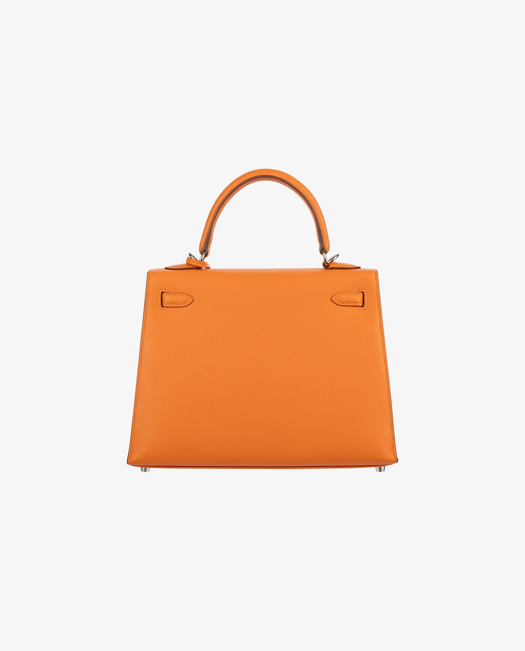 Hermès | Kelly 25cm | Orange Epsom Leather Palladium Hardware