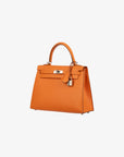 Hermès | Kelly 25cm | Orange Epsom Leather Palladium Hardware