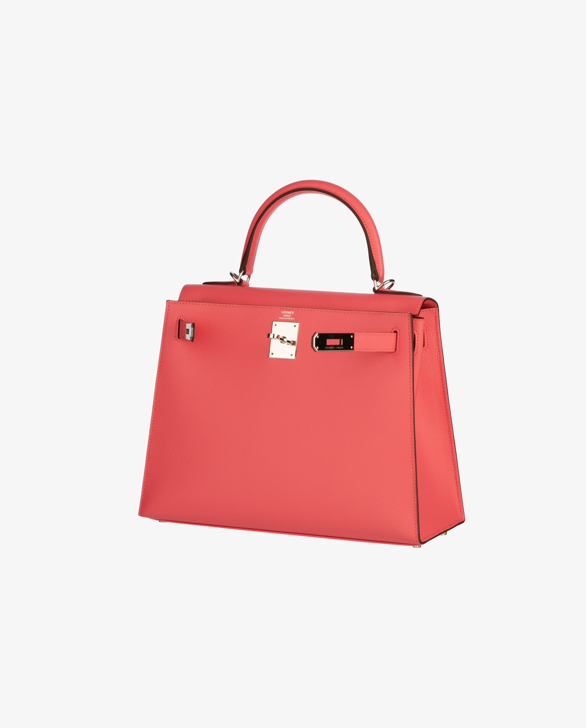 Hermès | Kelly 28cm | Rose Azalee Epsom Leather Palladium Hardware