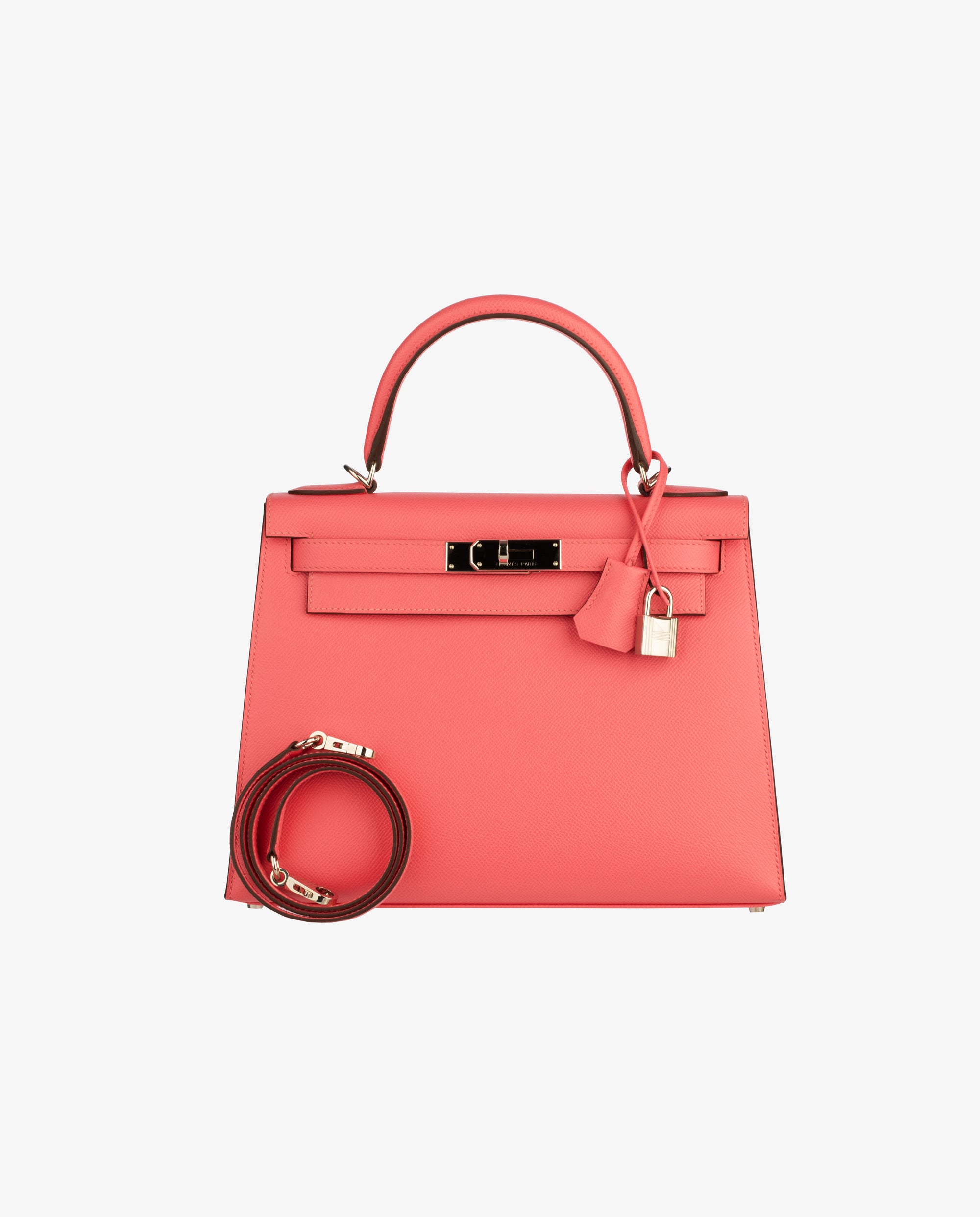 Hermès | Kelly 28cm | Rose Azalee Epsom Leather Palladium Hardware