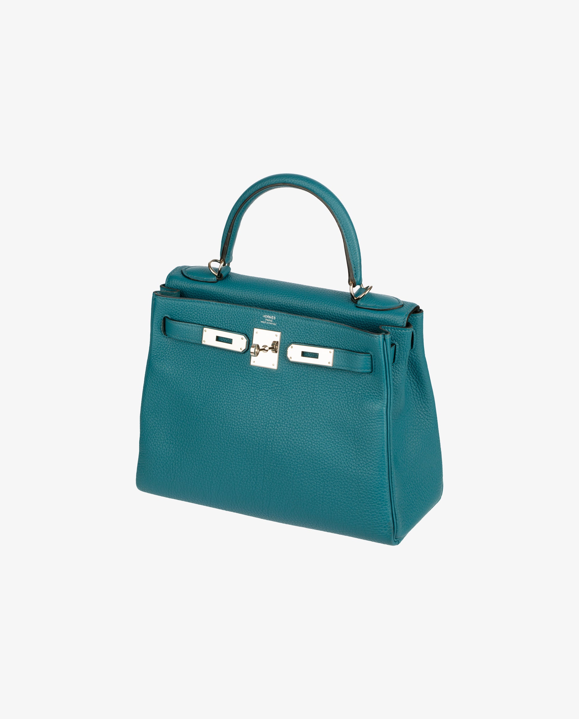 Hermès | Kelly 28cm | Cobalt Togo Leather Palladium Hardware