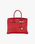 Hermès | Birkin 30cm | Rouge Casaque Epsom Leather Palladium Hardware