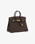 Hermès | Birkin 25cm | Chocolate Togo Leather Gold Hardware