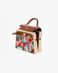 Hermès | Kelly Wood 22cm | Perspective Cavaliere | Leather & Wood Palladium Hardware