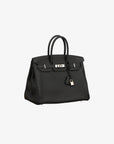 Hermès | Birkin 35cm Verso | Black and Blue Agate Togo Leather Palladium Hardware