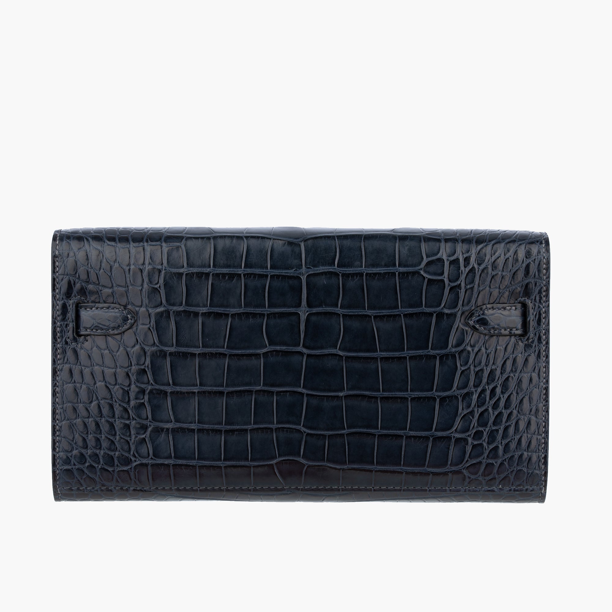 Hermès | Kelly-To-Go Wallet | Blue Indigo Matte Alligator Palladium Hardware