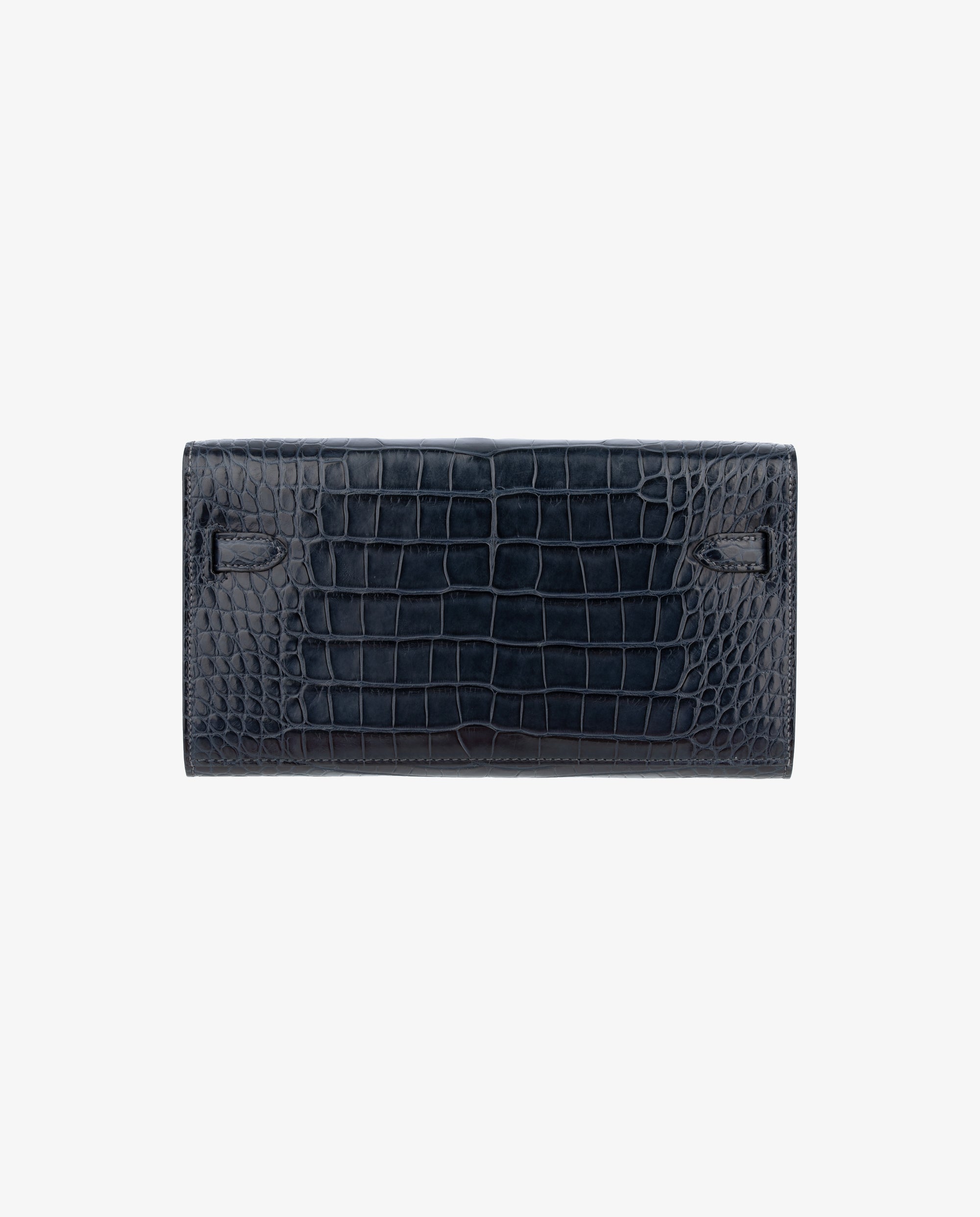 Hermès | Kelly-To-Go Wallet | Blue Indigo Matte Alligator Palladium Hardware