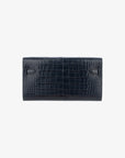 Hermès | Kelly-To-Go Wallet | Blue Indigo Matte Alligator Palladium Hardware