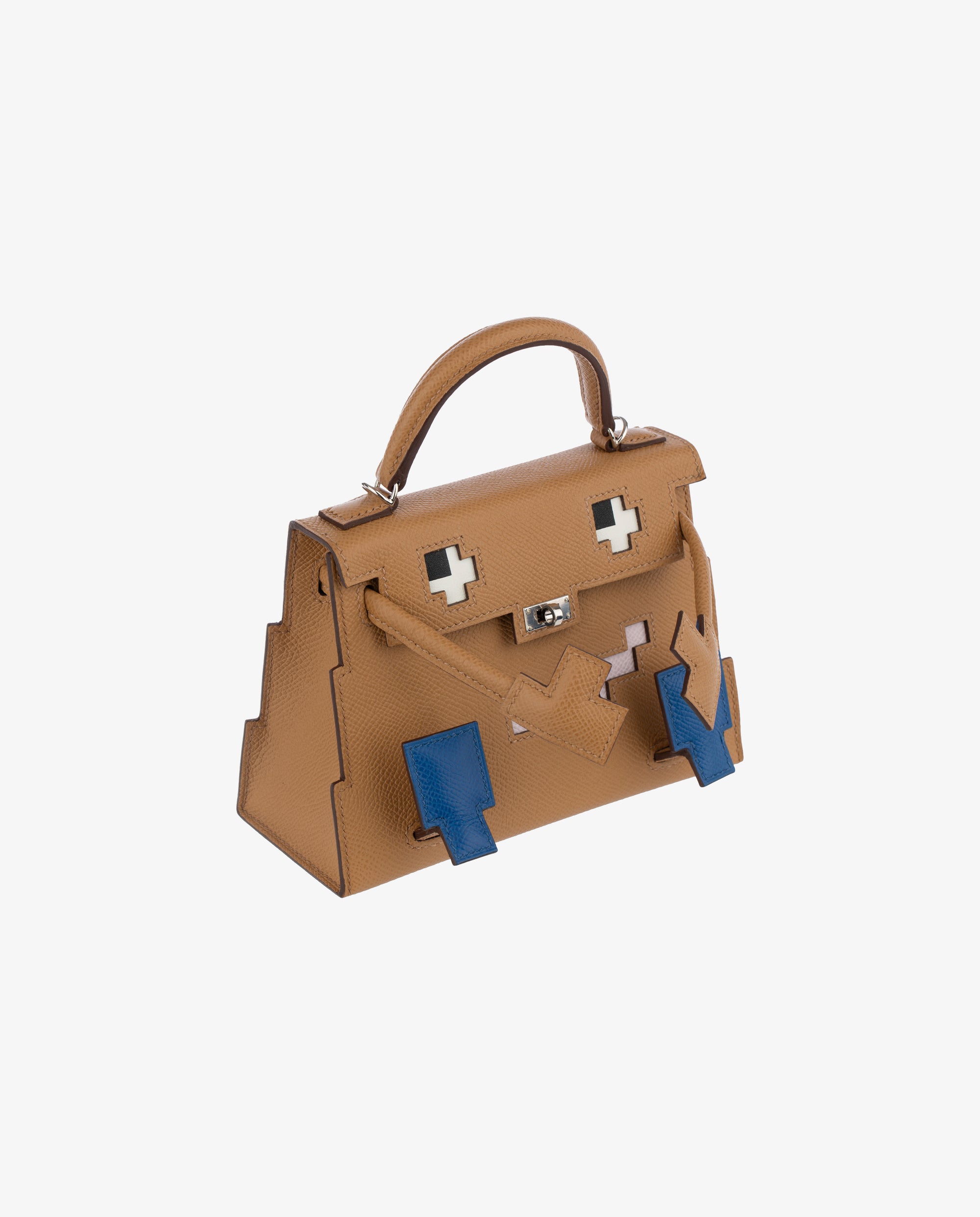 Hermès | Kelly Picto Doll | Biscuit Epsom Leather Palladium Hardware