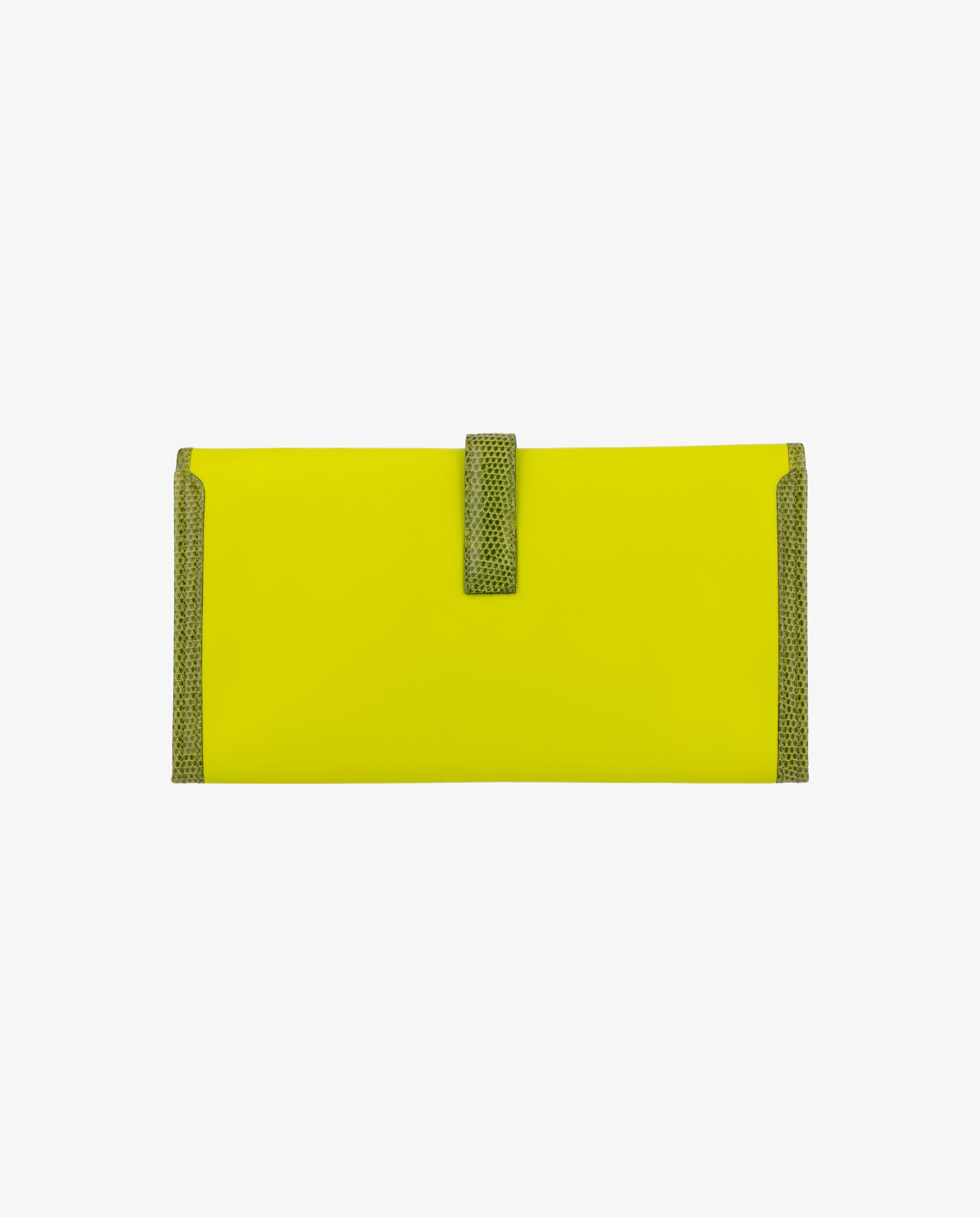 Hermès | Hermès Jige 29 | Granny Swift Leather and Lizard Trim