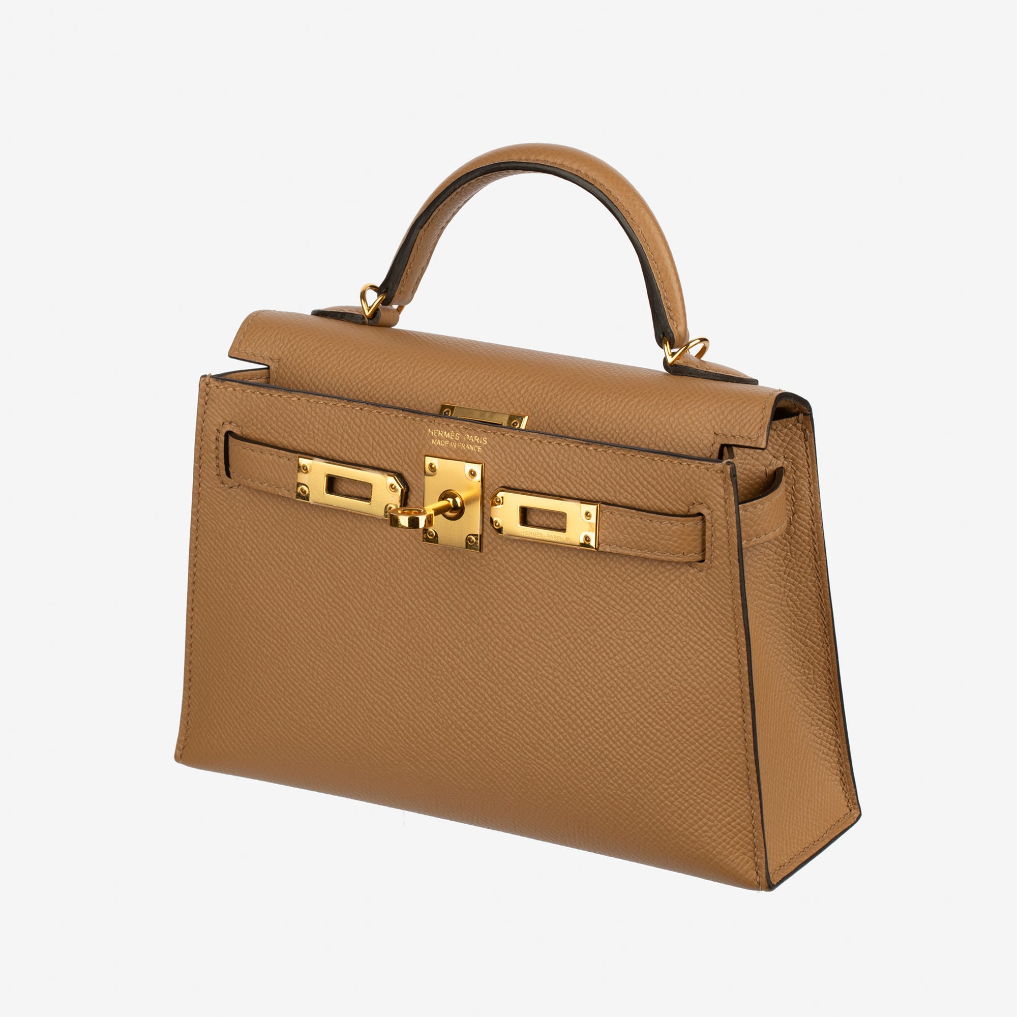 Hermès | Kelly Mini II 20cm | Chai Epsom Leather Gold Hardware