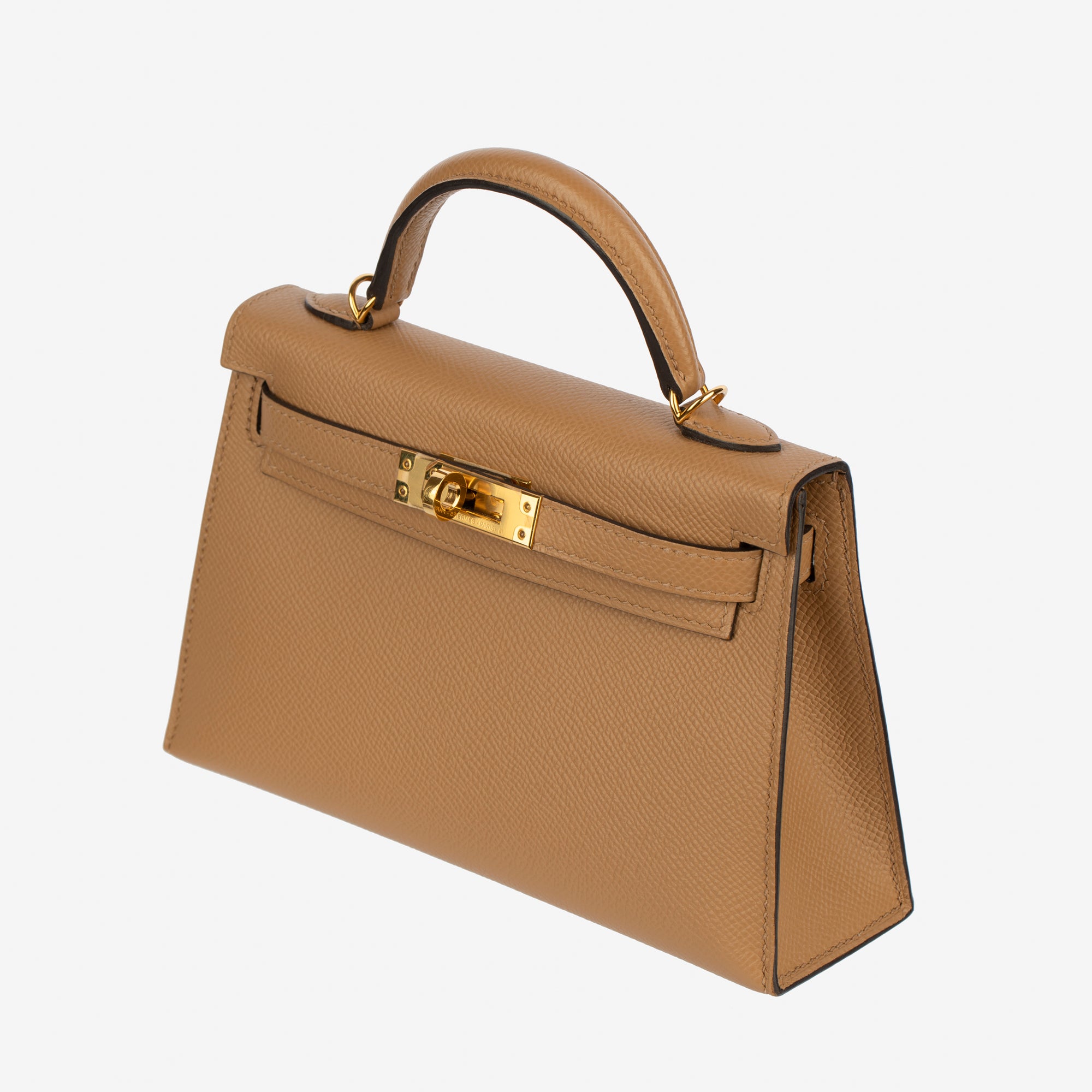 Hermès | Kelly Mini II 20cm | Chai Epsom Leather Gold Hardware
