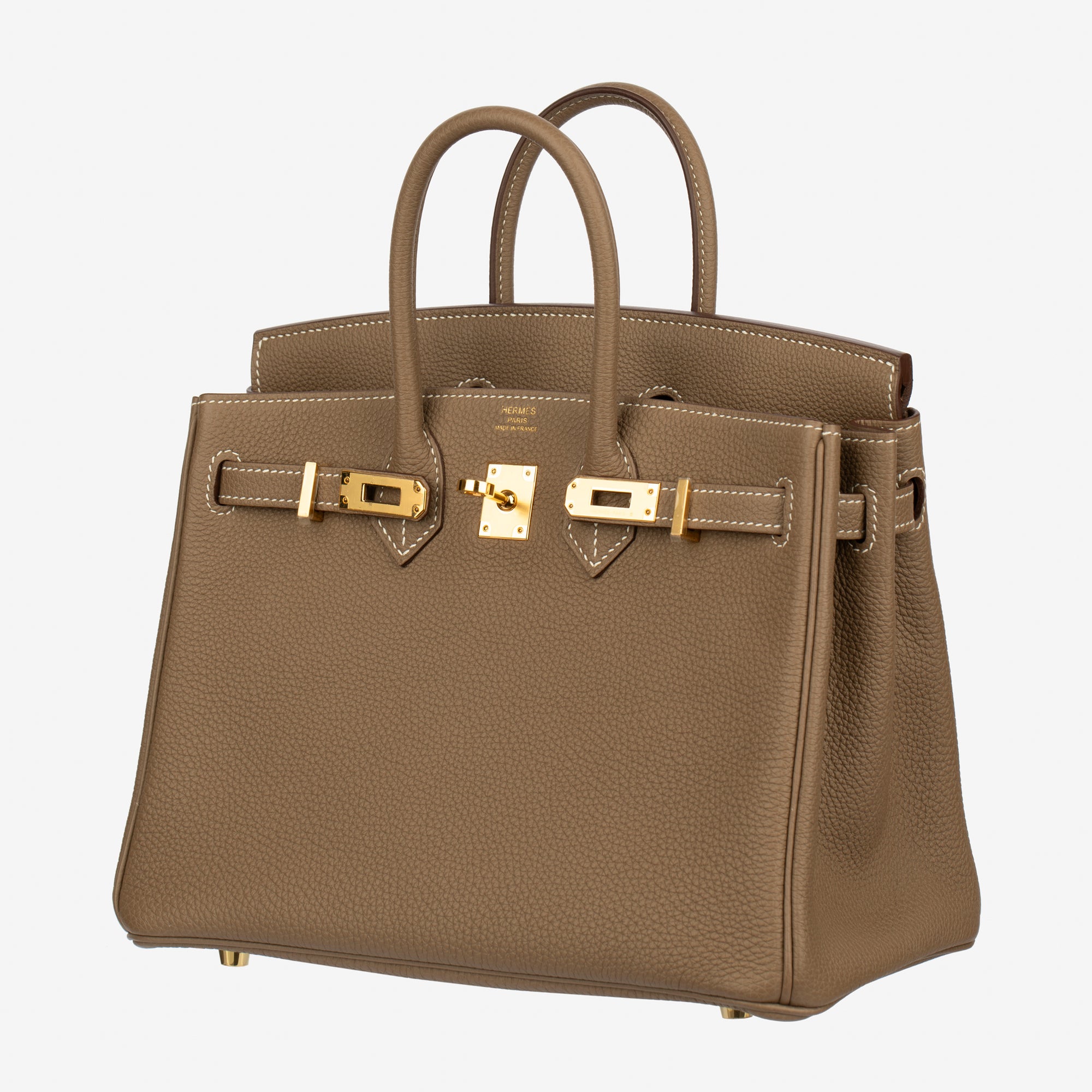 Hermès | Birkin 25cm | Etoupe Togo Leather Gold Hardware