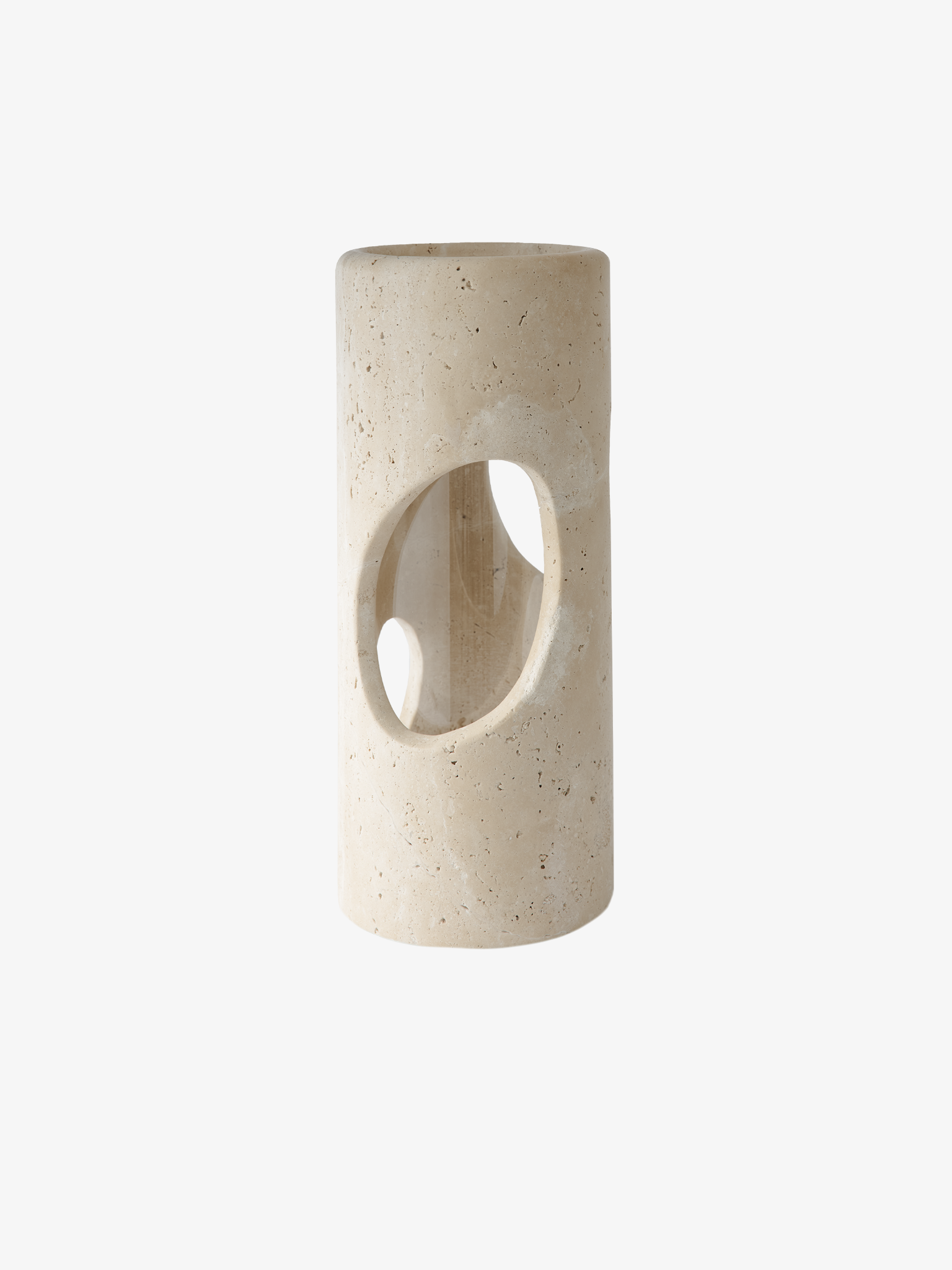 Greg Natale | Pietra Vase Travertine