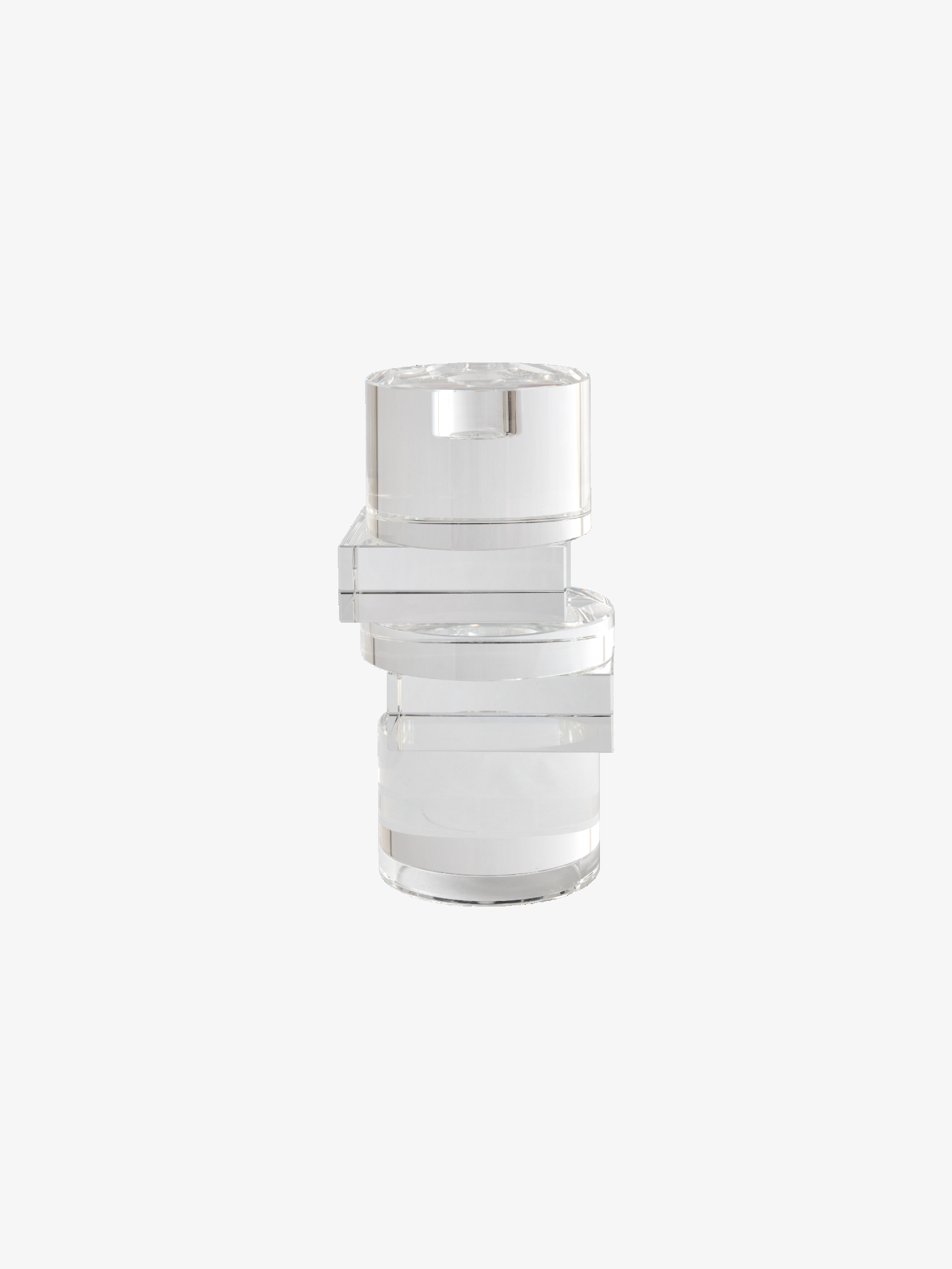 Greg Natale | Pila Crystal Candle Holder Clear – alternate view