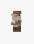 Greg Natale | Pila Vase Red Travertine, Rosso, Travertine and Emperador