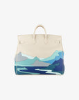 Hermès | Haut A Courroies HAC 50cm Endless Roads | Craie Togo Leather Palladium Hardware