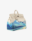 Hermès | Haut A Courroies HAC 50cm Endless Roads | Craie Togo Leather Palladium Hardware