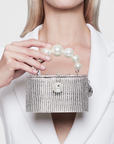 Rosantica Super Holli  | Silver Toned Brass, Crystals & Faux Pearls