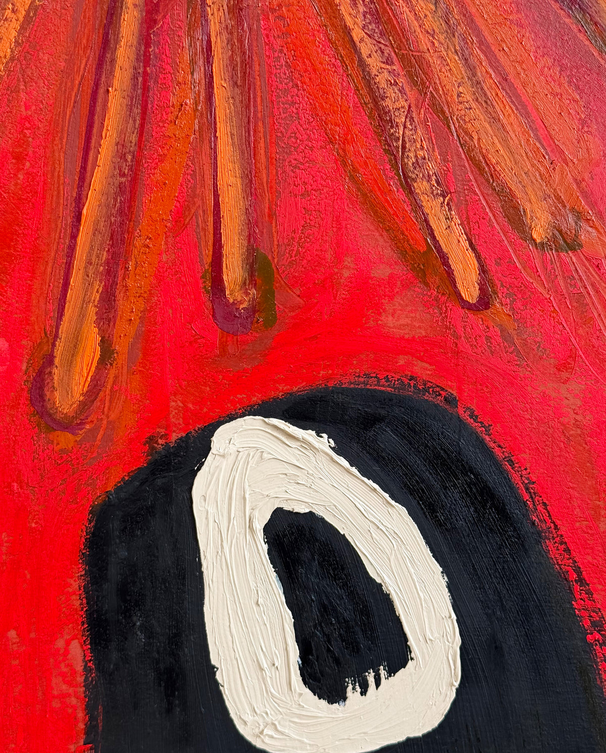Branch by Jane Jenevieve — signed oil on canvas.
