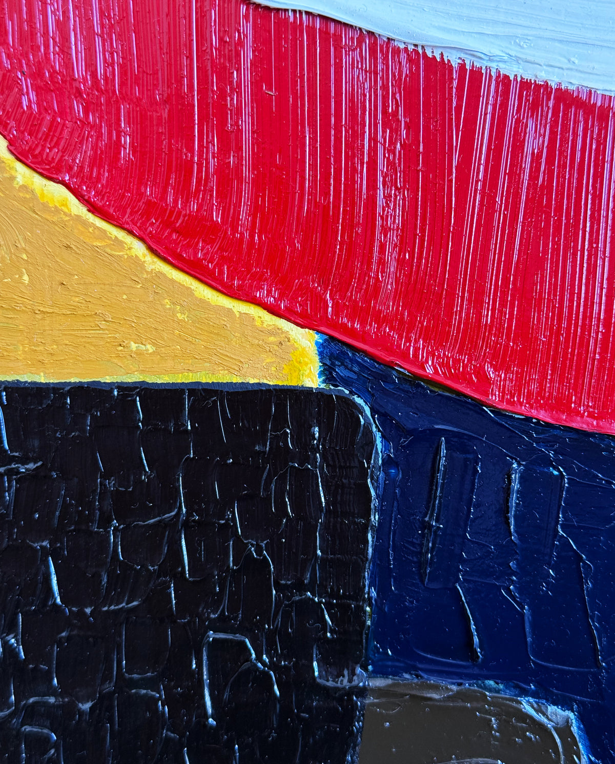 Gift by Jane Jenevieve — signed oil on canvas.