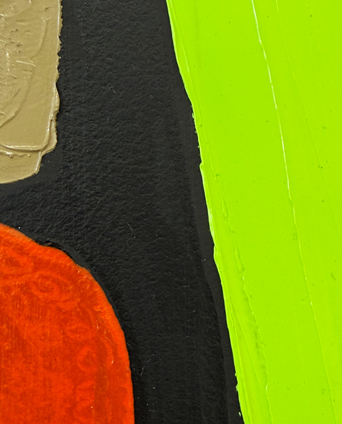 Man In A Hat III by Jane Jenevieve — signed oil on canvas.