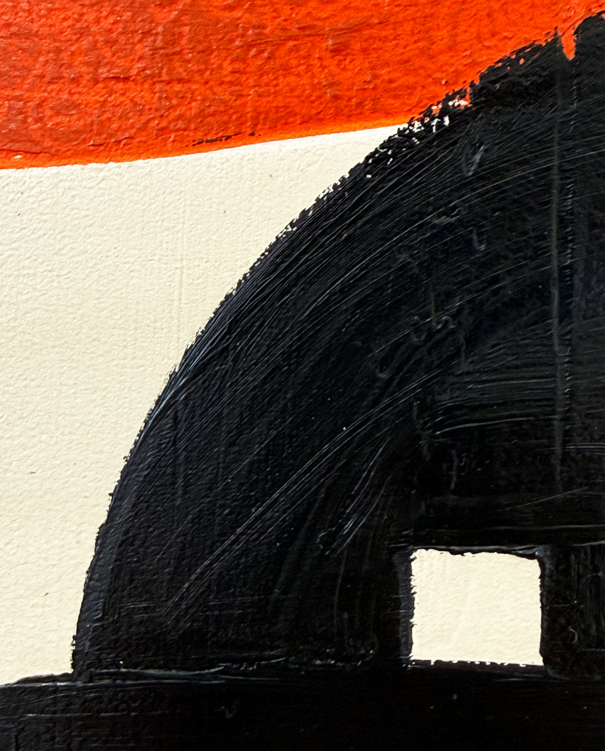 Man In A Hat III by Jane Jenevieve — signed oil on canvas.