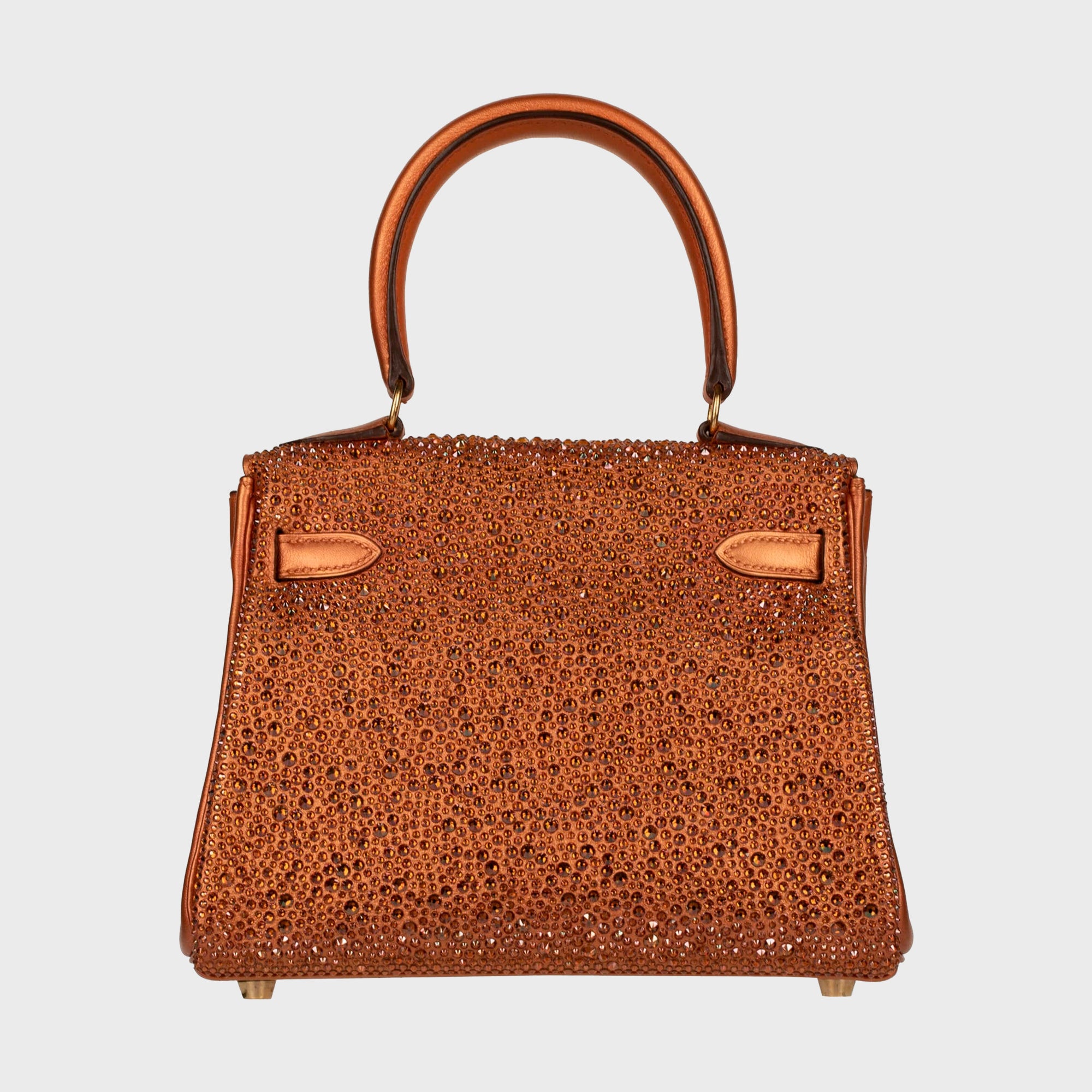 Hermès | Reimagined by Three Over Six | Metallic Copper &amp; Swarovski Crystals Gold Hardware